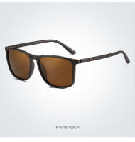 Toyear-gafas de sol polarizadas cuadradas Vintage para hombre, gafas de sol clásica masculinas de diseñador de marca de lujo TR90, montura para conducir y pescar - details 13