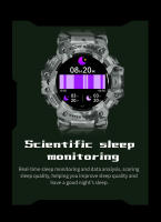 Relojes inteligentes hombre Bluetooth llamadas Fitness ritmo cardíaco presión arterial exterior deporte mujer reloj impermeable - details 8