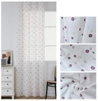 Cortina de gasa con estampado de puntos de poliéster 150x260cm - details 5