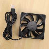 Ventilador USB de 80mm y 5V, dispositivo de refrigeración de CC sin escobillas 8015, para PC, ordenador, enrutador, 2 piezas - details 2