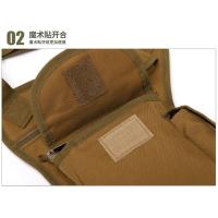 Bolsa de pierna táctica de camuflaje al aire libre entrenamiento al aire libre camping pequeña riñonera montar en montaña riñonera impermeable multifuncional - details 5