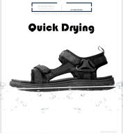 Sandalias planas informales de verano para hombre, transpirables, cómodas, modernas, combinables, ligeras, resistentes al desgaste, sandalias de playa - details 9