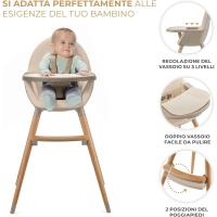 Seggiolone Pappa FINI2 2 en 1 Rialzo da Sedia Poggiapiedi Vassoio Regolabile - details 3