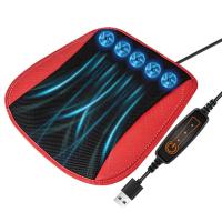 Cojín de ventilación con puerto USB, almohadilla de enfriamiento transpirable de verano para todos los asientos de automóvil, sillas de hogar y oficina, azul marino - details 9