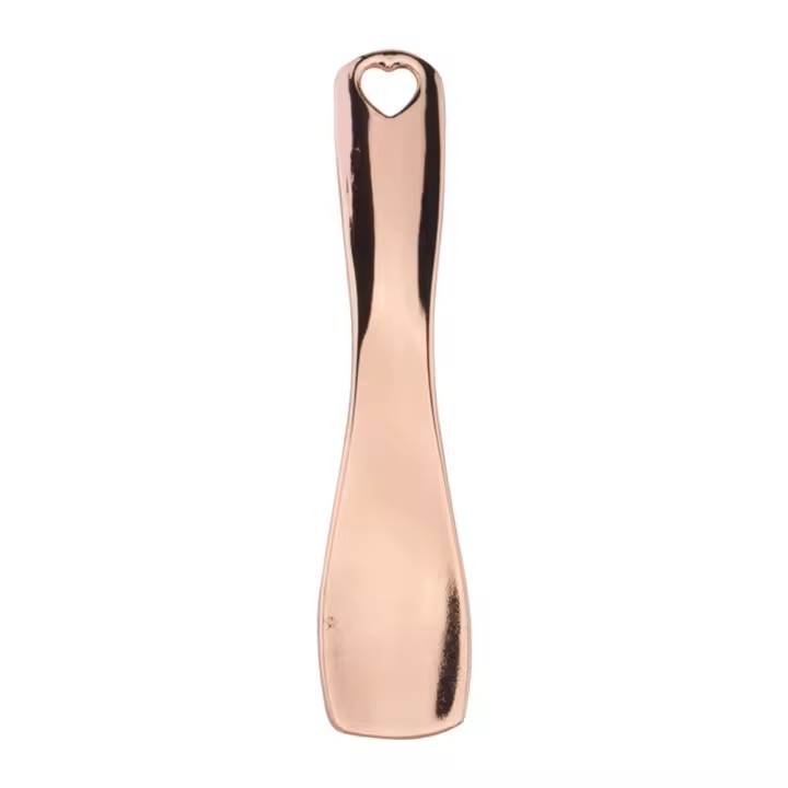 Mini cucharas cosméticas de Metal y Zinc para cara y cuerpo, cuchara para crema y máscara de maquillaje, espátula cosmética, cuchara curva - 1