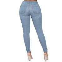 Vaqueros desgastados de mujer Pantalones lápiz Tallas grandes - details 5