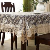 BATTILO Ense cubierta, rectangular circular lujosa mesa de comedor bordada mantel central, decoración del hogar de boda - details 11