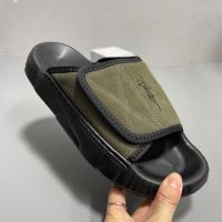 Nuevas sandalias de cuero transpirables de una palabra de arrastre para hombres versión coreana versátil para jóvenes zapatillas británicas de moda - details 7