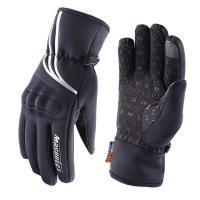 Guantes de Motocicleta de Invierno Calentitos y a Prueba de Viento Pantalla Táctil Antideslizantes - details 2