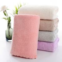 Toalla Veet de Coral liso, toallas faciales de baño suaves absorbentes de alta microfibra engrosadas, 35x75cm - details 8