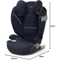 Silla de coche S2 i-Fix Adecuada para coches con y sin ISOFIX 100-150cm Negro Luna - details 28