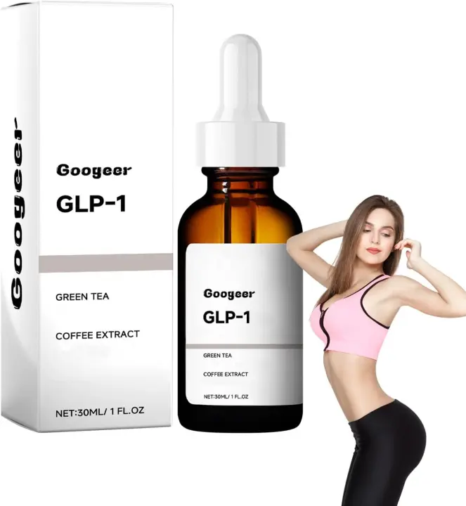 Hot Hot GLP-1 Gotas de suplemento líquido para hombres y mujeres - 1 Fl Oz - 1