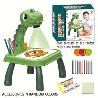 Mesa de Proyección para Niños en Forma de Pony Tablero de Dibujo de Graffiti Eléctrico con Música - details 10