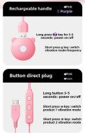 Masturbación femenina adulta salta huevo 10 velocidad USB vibrante lengua recargable juguetes sexuales para las mujeres masturbador del orgasmo del clítor - details 6