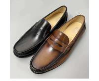 Zapatos de hombre con suela de goma suave negra, estilo de moda, transpirable, de cuero, informal, de verano, superventas - details 12