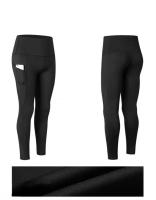 Mallas de cintura alta con bolsillos para mujer, pantalones deportivos de secado rápido para correr, Yoga y entrenamiento - details 3