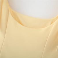 PB & ZA 2025 arco cuello cuadrado simple casual temperamento sling tops de color sólido novedad de verano ropa de mujer - details 14
