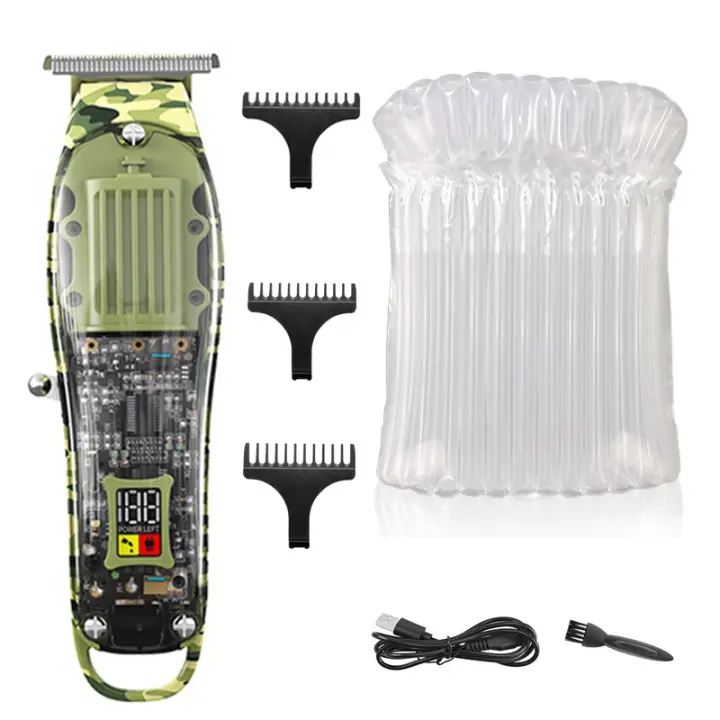 Kemei-cortadora de pelo profesional para hombre, Máquina Eléctrica de corte de pelo, ajustable, inalámbrica, recargable - 1