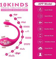 Vibrador Inalámbrico Silencioso con Control Remoto Juguete Sexual para Mujer - details 4