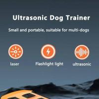 Repelente 5 en 1, dispositivo de entrenamiento ultrasónico, disuasivo de ladridos de perro recargable con linterna LED, nuevo - details 2