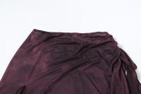 BUNO-Conjunto de 2 piezas de verano con diseño de gato extraño para mujer, Top con corsé de una sola botonadura + faldas de malla con borlas irregulares, ropa para discoteca de medianoche a juego para vacaciones - details 16