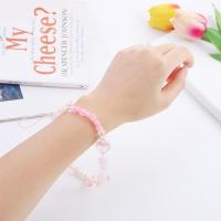 Cuerda colgante para teléfono, cordón para teléfono, colgante de cuentas acrílicas rosas, abalorio para teléfono, cordón de mano para muñeca, correa de mano, correas para teléfono móvil - details 8
