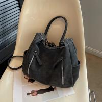 Bolso cruzado de lujo para mujer, bandolera de un solo hombro, de gran capacidad, Retro, mate, de cuero PU - details 19