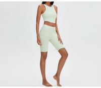 Chaleco de Yoga sin Costuras Ropa Deportiva Transpirable para Mujeres Ideal para Entrenamiento y Correr Material de Nylon Hecho en China - details 9