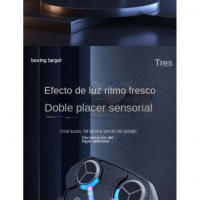 Boxeador musical de pared con guantes, 3 velocidades y luces LED, Bluetooth - details 6