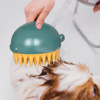 Cepillo de champú para perros, cuidado de piel, eficaz y sin esfuerzo, pelo mediano o largo - details 1