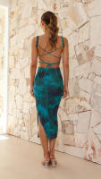 Vestido de Colgante de Espalda sin Mangas Adelgazante de Primavera 2025 - details 7
