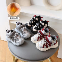 Zapatos deportivos de invierno para niños, de terciopelo, dos zapatos de algodón para bebés, niñas, zapatos de papá, niños, bonitos zapatos para correr de dibujos animados - details 13