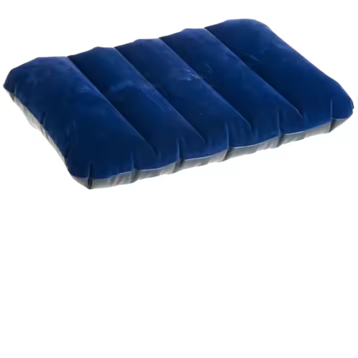 Cojín de aire portátil, almohada inflable cuadrada plegable para viaje en coche, senderismo - 1