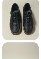 Cuero genuino de alta gama, cabeza de res pura, capa de cuero de vaca, zapatos casuales transpirables de suela blanda. - details 3