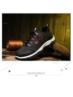 Zapatos de senderismo para hombre, zapatillas de deporte resistentes al deslizamiento, botas de montaña con cordones, talla grande 39-48 - details 4