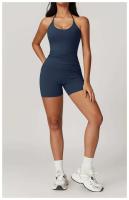 Conjunto de Shorts de Yoga de Cintura Alta Secado Rápido, Cómodo, Plegable, Belleza - details 3