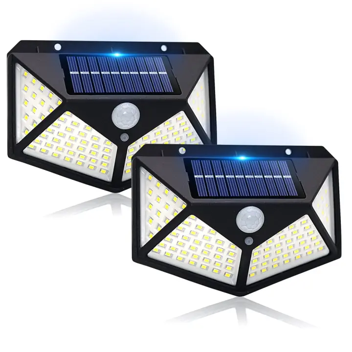 Luces Solares al Aire Libre RXUNS Sensor de Movimiento LED Tradicionales Impermeables 4-8Paquetes - 1