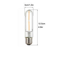 Bombilla de filamento LED T185, T225, T300, 2700K, 2W, 4W, 6W, led edison, tubo de ensayo largo, lámpara retro, bombilla LED vintage lineal - details 1
