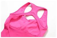 Traje de Yoga sin Costuras Bodysuit de Exercicio Adelgazante Material de Nylon Patrón Sólido - details 35