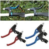 Palancas de freno de bicicleta, 2 piezas, aleación de aluminio, Universal, 4 dedos, 2,2 cm, se adapta a la mayoría de bicicletas, MTB, BMX, bicicleta de carretera, 1 par (Azul) - details 4