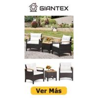 Conjunto de Muebles de Jardín, 3 Piezas de Ratán para Exterior, 2 Sillones con Cojines y 1 Mesa de Panel de Vidrio, Mesa y Silla para Terraza, Jardín, Patio (Marrón Oscuro) - details 8