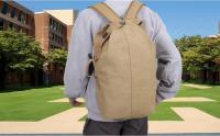 Mochila de viaje de lona de 45l, bolsa de cubo para senderismo, mochila informal para exteriores, bolsa para libros, mochila escolar, bolsas de pesca - details 9
