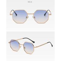 Gafas de Sol Retro de Metal Poligonal Marca de Lujo para Hombres y Mujeres Protección UV400 - details 18