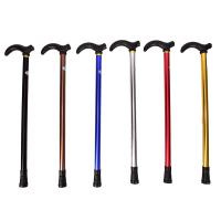 Bastón telescópico con puntas de goma para caminar, equipo de escalada corporal de aluminio para ancianos, 6 grados - details 6