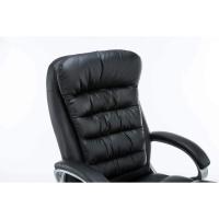 Silla De Oficina Vancouver XXL En Simil Cuero & Regulable En Altura I Silla De Escritorio Ergonómica & con Ruedas, Color:Negro - details 5