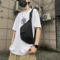 Bolso de pecho de nailon de Color sólido, riñonera deportiva multifuncional de gran capacidad, bolso cruzado, riñonera para correr - details 4