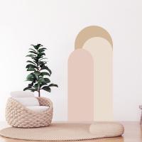 Pegatinas De Pared Geométricas Decorativas 52x140cm Adhesivas Para Sala De Estar Sofá Decoración Arte Moderno PVC Sin Químicos Peligrosos - details 3