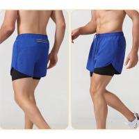 Pantalones Cortos de Correr de Poliéster 2-en-1 con Liner de Compresión y Bolsillo para Teléfono - details 5