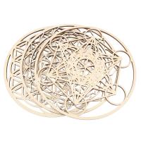 Juego de Arte de pared de Geometría Sagrada, arte de pared de madera, escultura, decoraciones de pared para decoración del hogar, 3 piezas por juego - details 0
