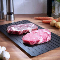 Placa de Deshielo de Aleación Walfos Defumador de Carne de Acero Aleado para Cocinar Carne y Poultry Herramienta de Cocina de Alta Calidad en Negro - details 1